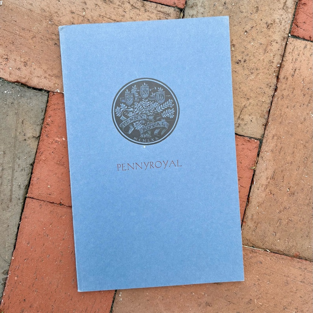 Rare A Checklist of Books Posters & Broadsides from Pennyroyal Press 1969-1986